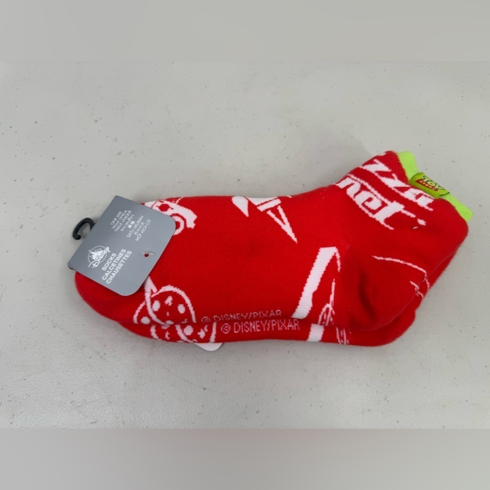 Disney Pixar Toy Story Pizza Planet Cozy Slipper Socks NEW